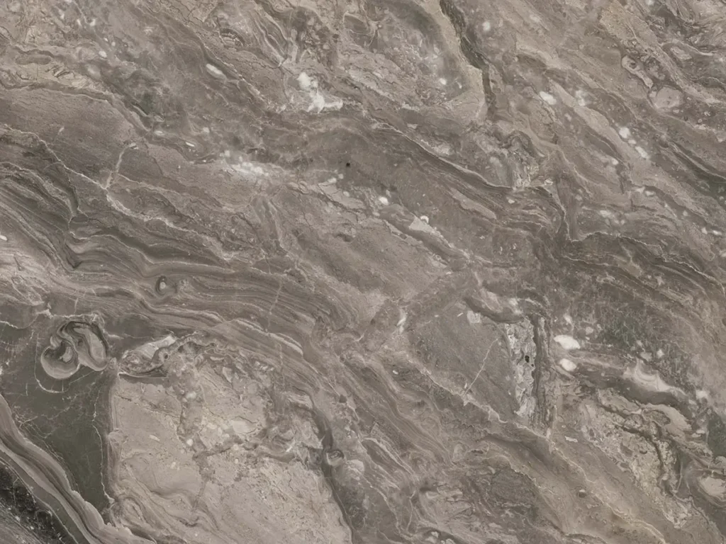 Travertine slab surface